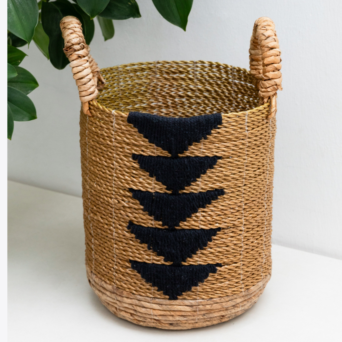 The Rope Raffia Rattan Basket