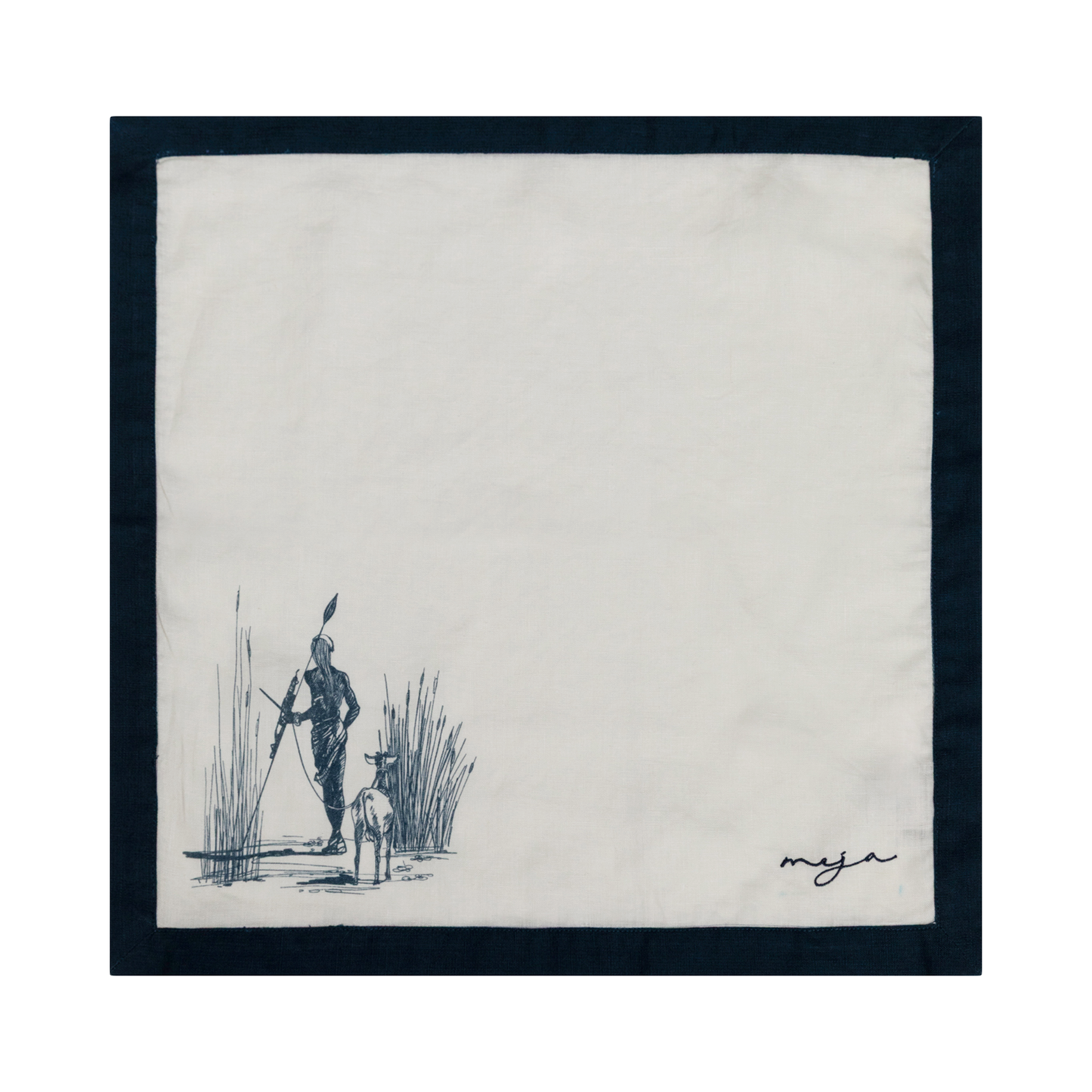 The Masai Men Napkin Set - Set of 2