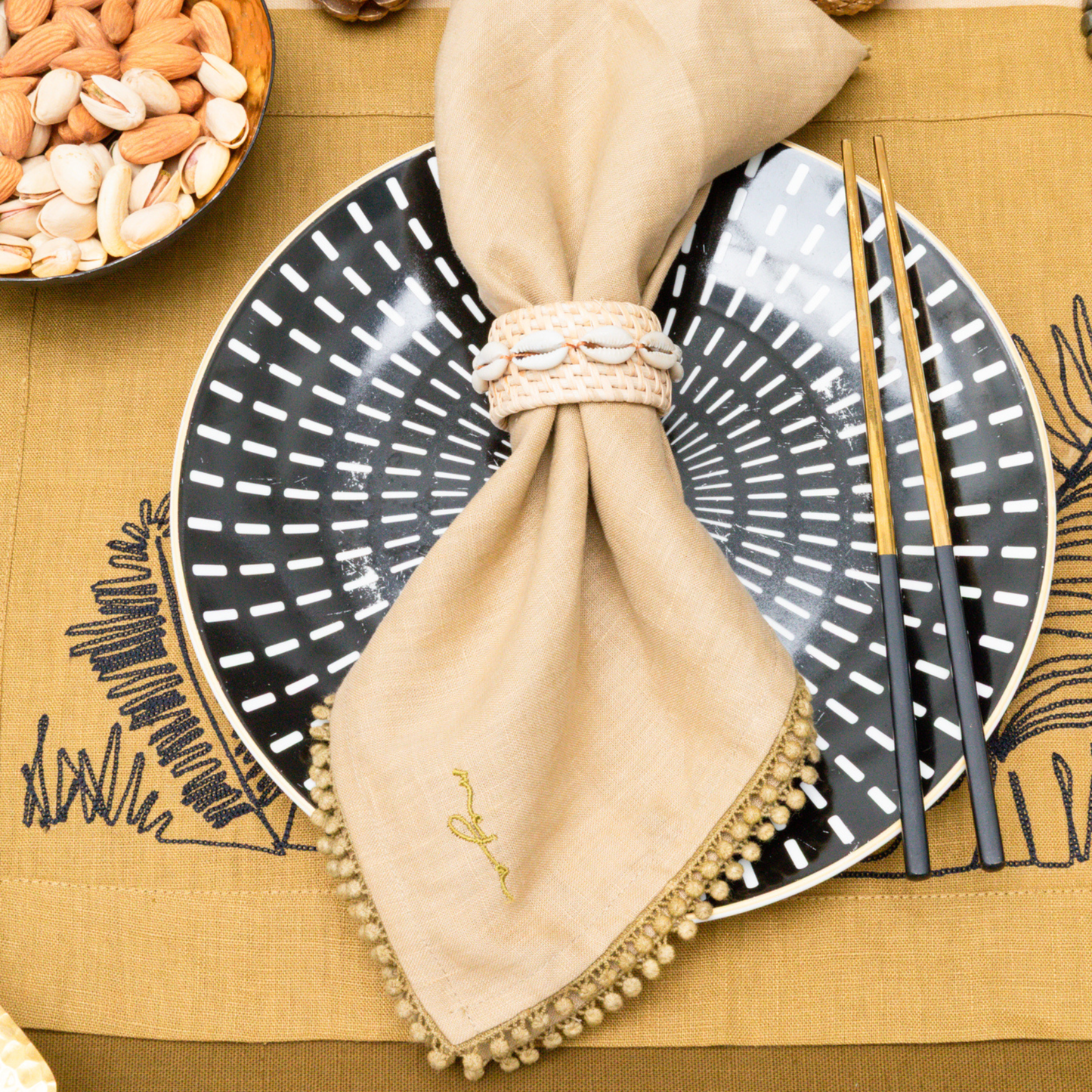 The Earth Lace Napkin - Set of 2