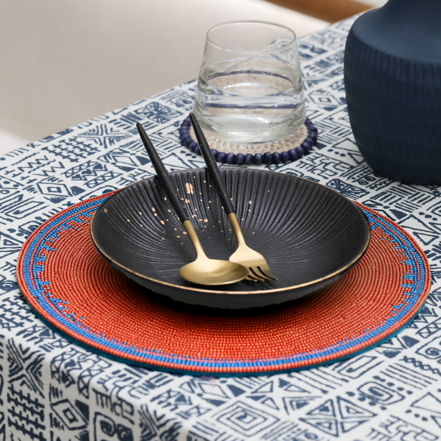 The Lumi Glass Beaded Mats