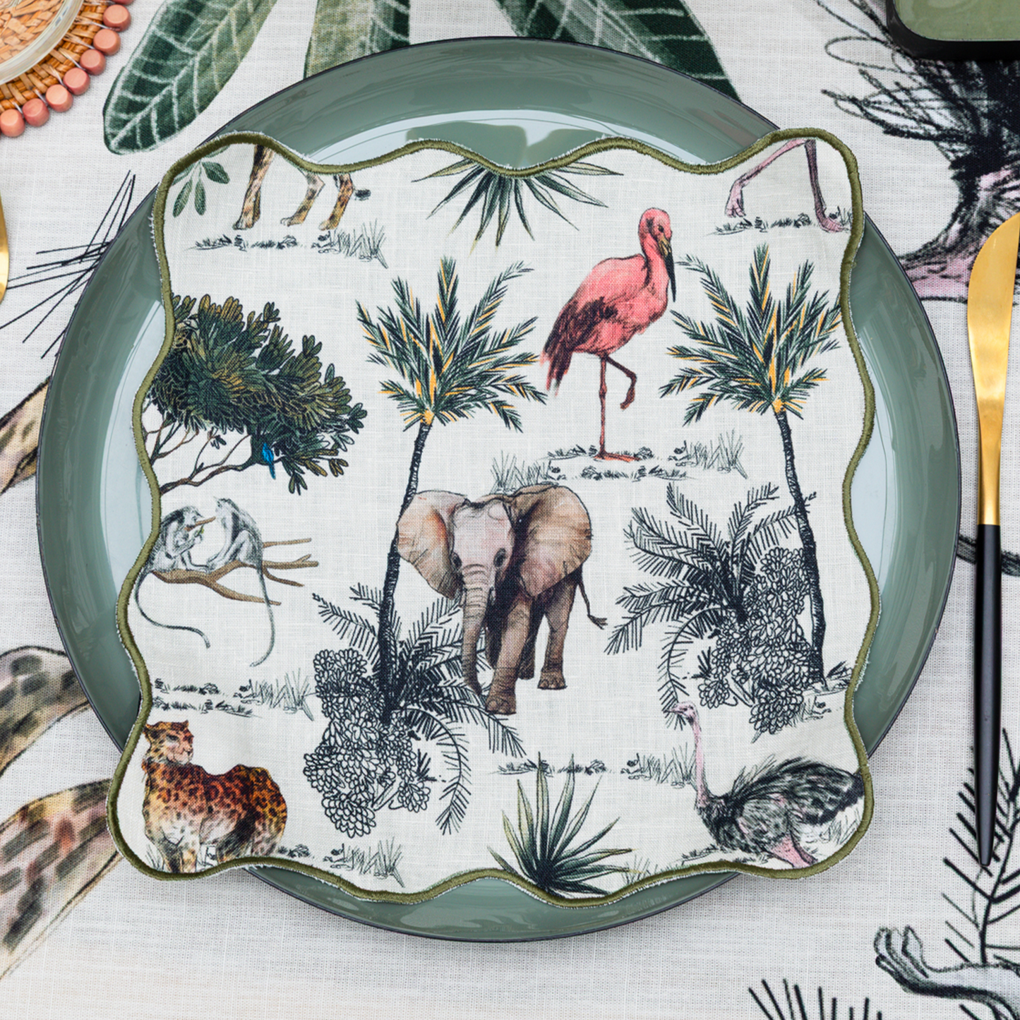 The Aventure Africaine’ Cocktail Napkin