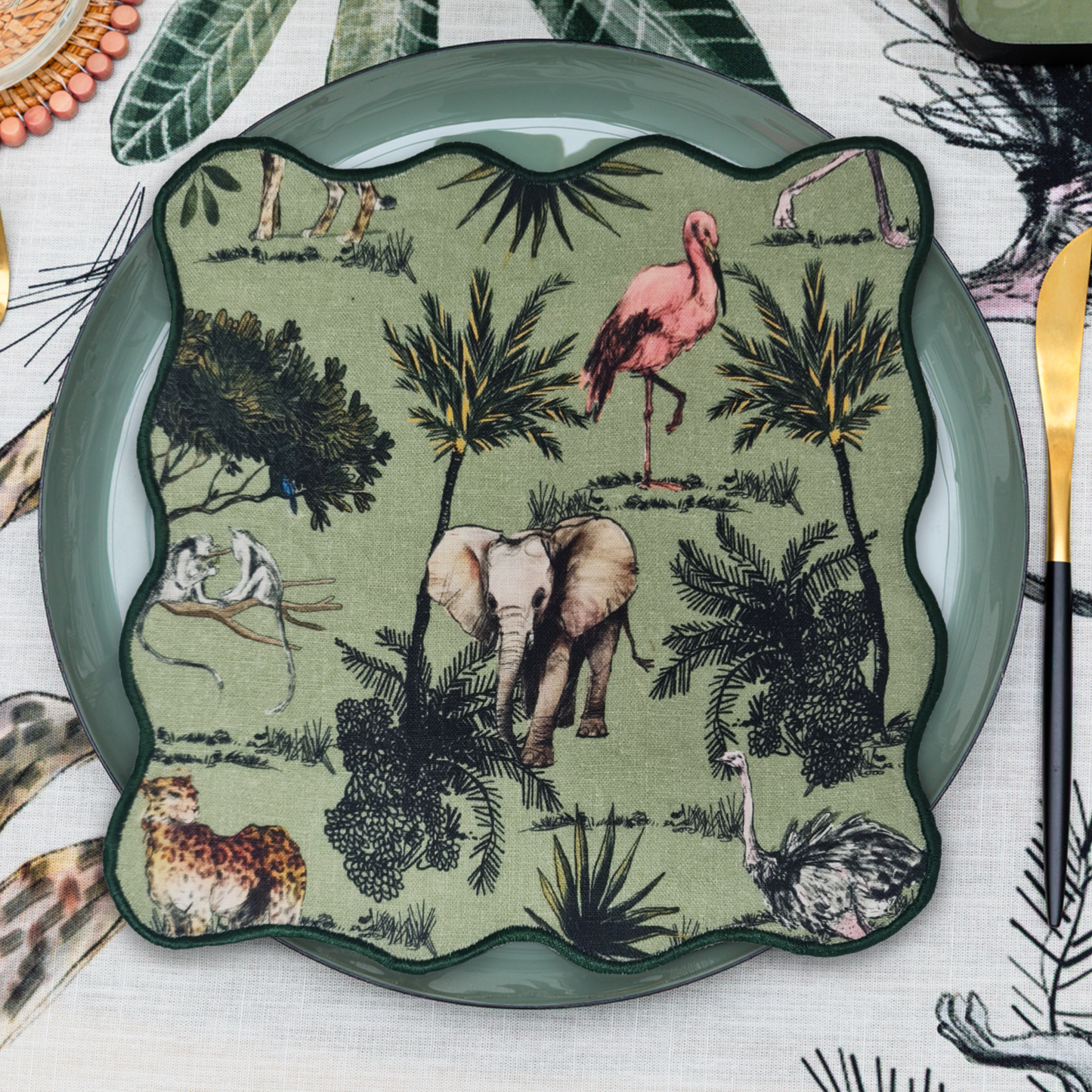 The Aventure Africaine’ Cocktail Napkin