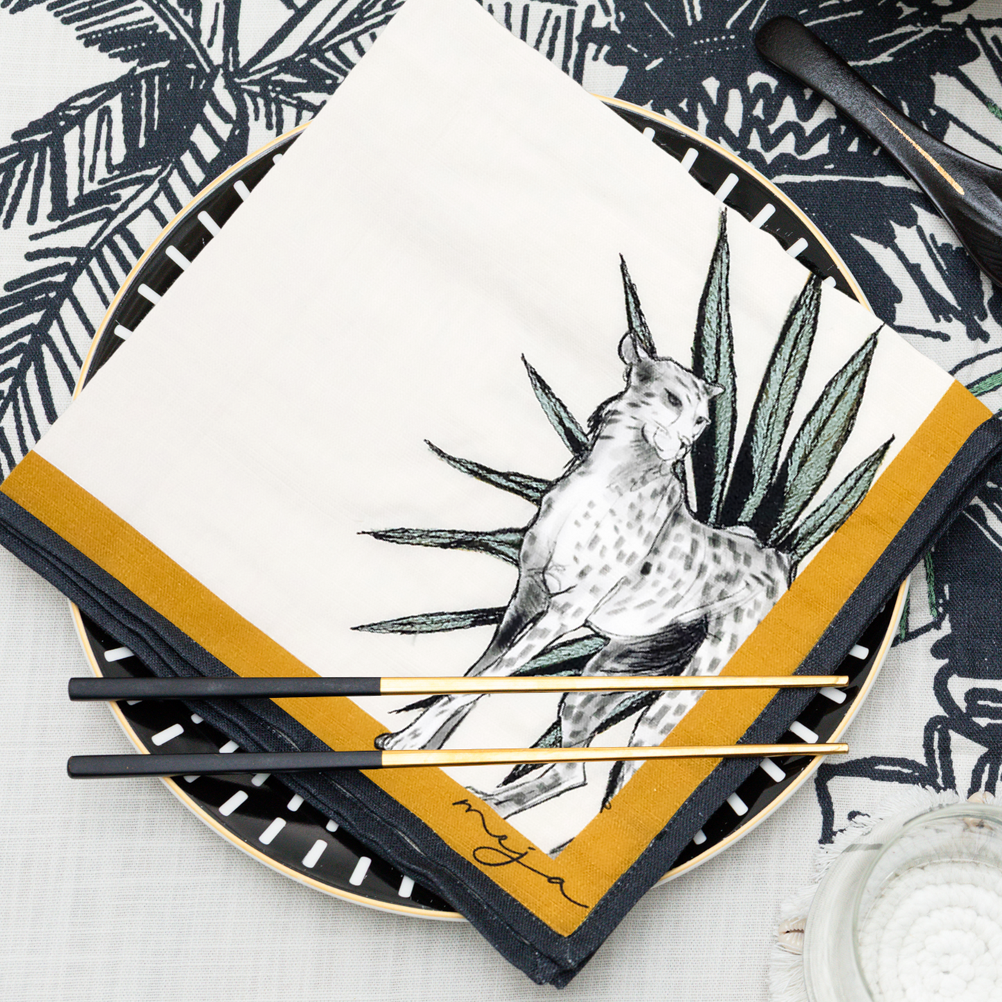 The Show Of Safari Animal Napkins - Set of 2