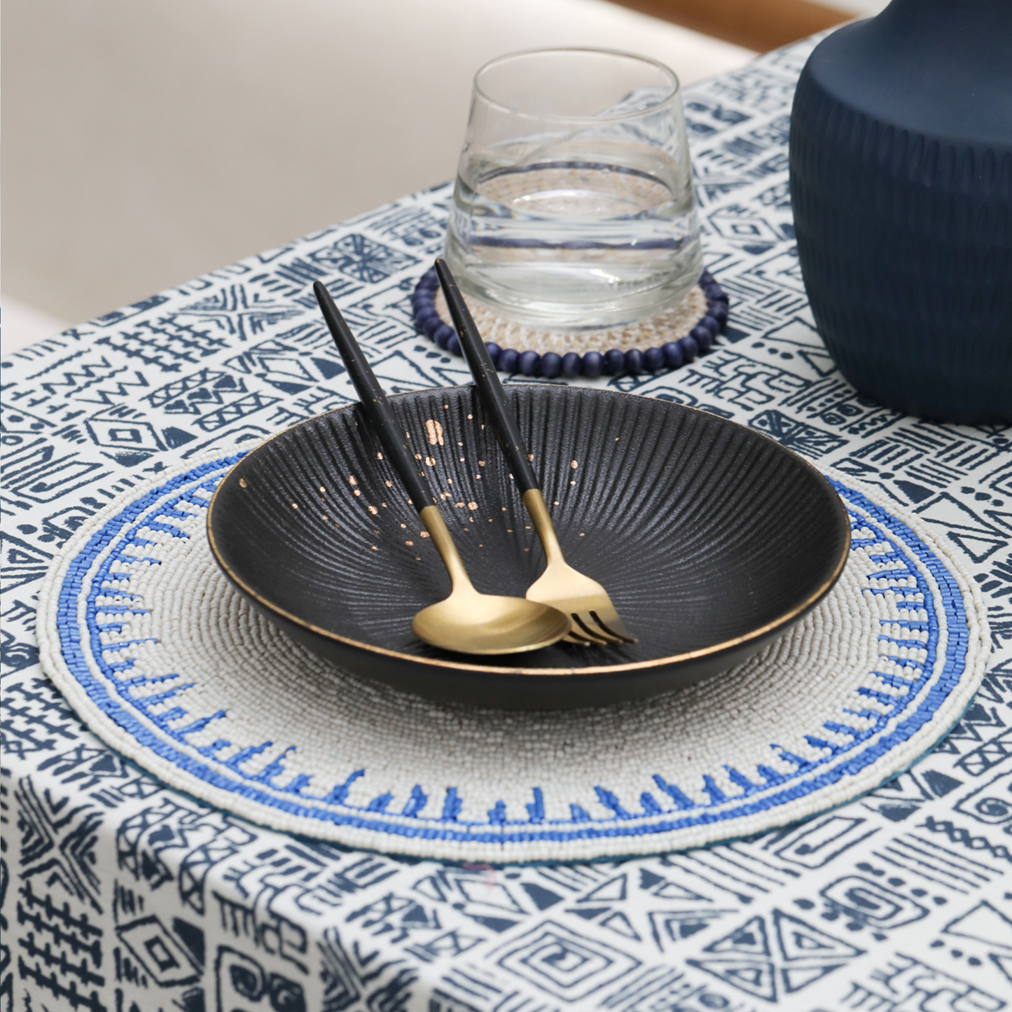 The Lumi Glass Beaded Mats