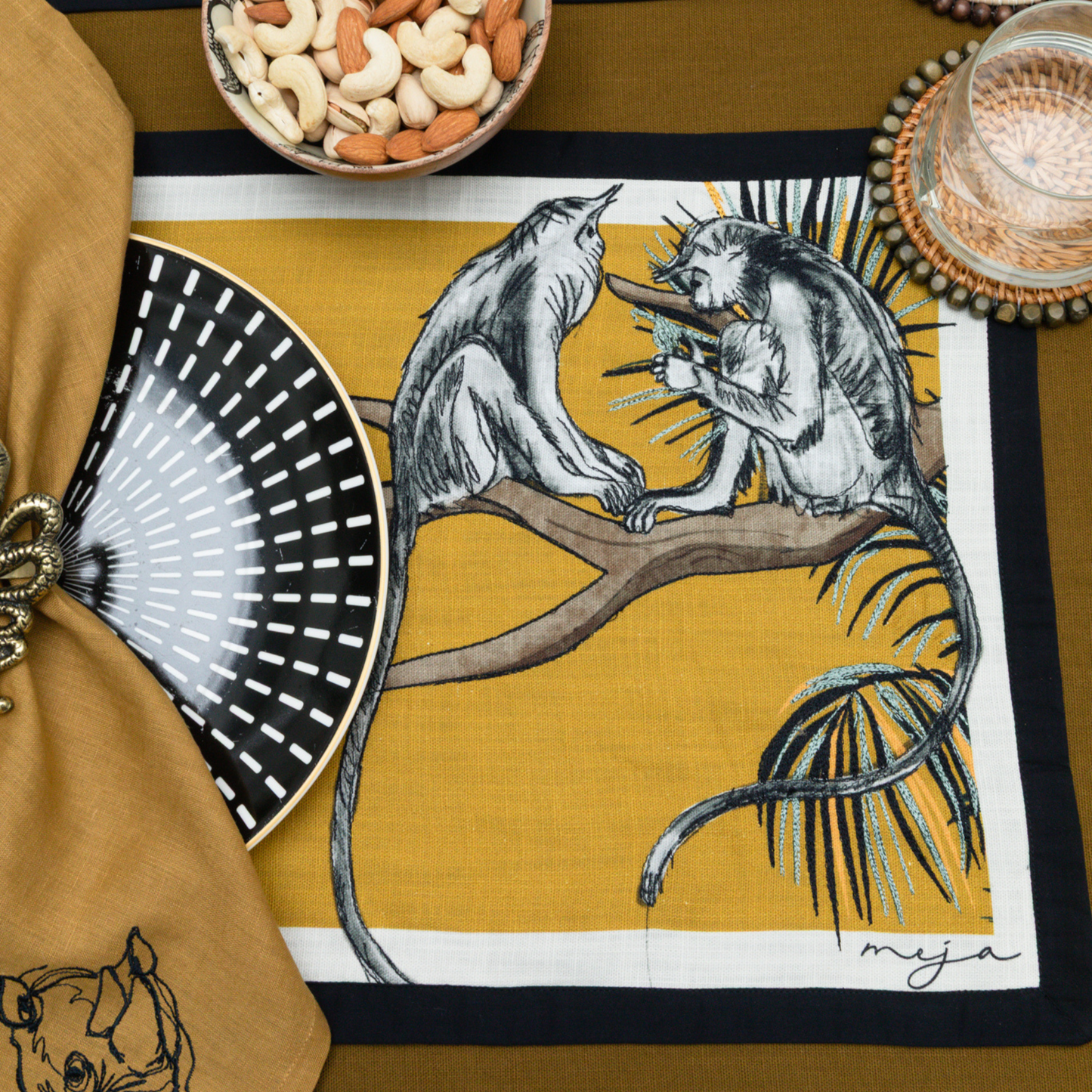 The Les Habitants de la Brousse Placemat