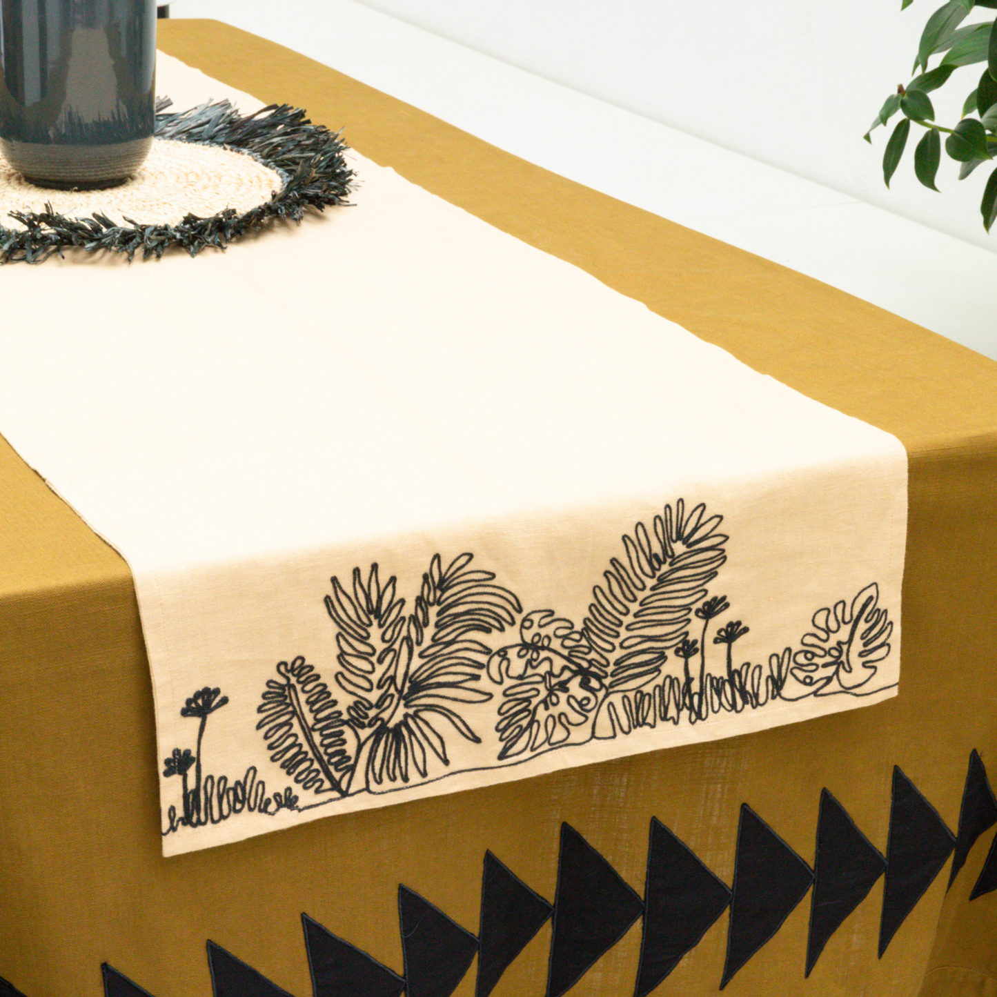 The Blade Under bush Table Runner