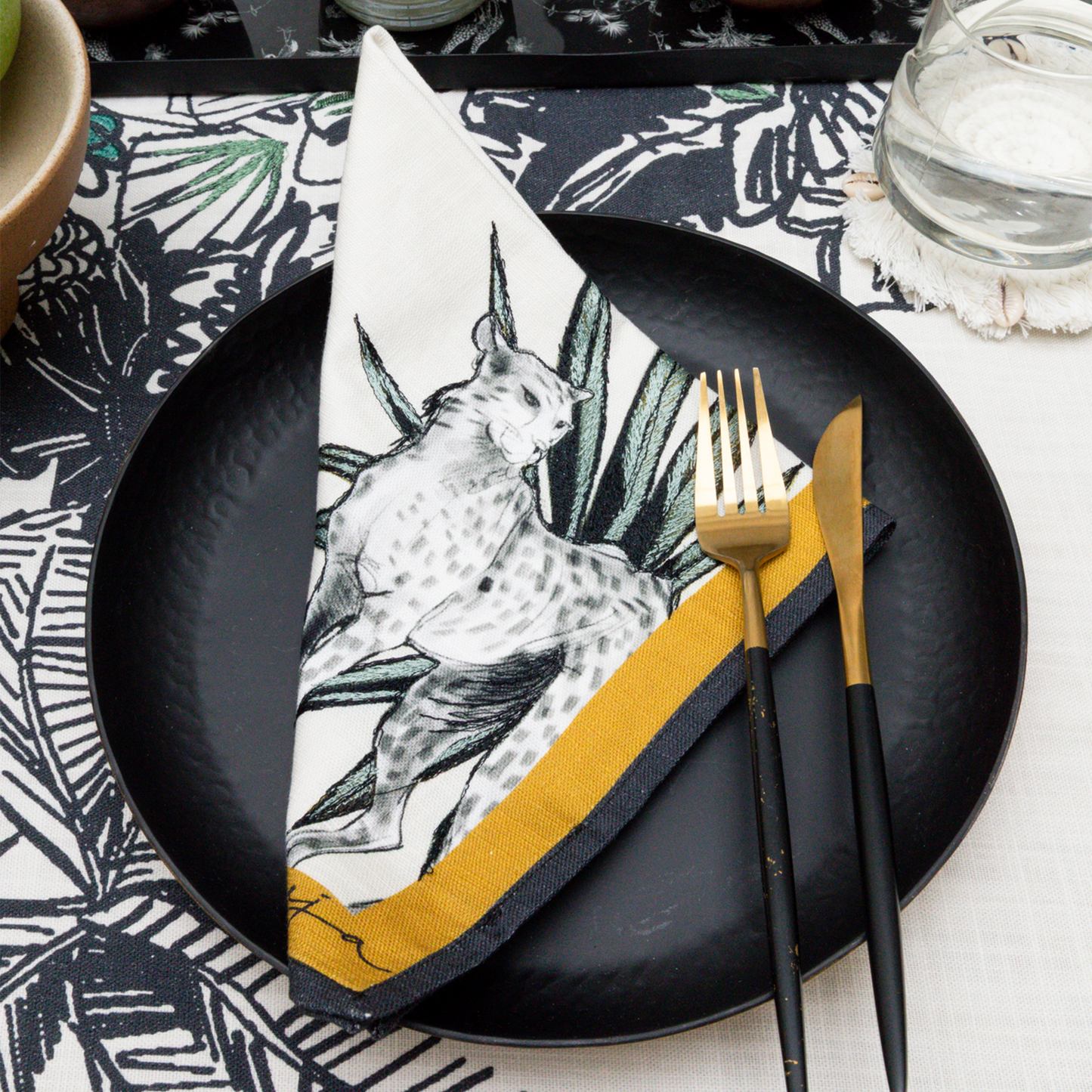 The Show Of Safari Animal Napkins - Set of 2