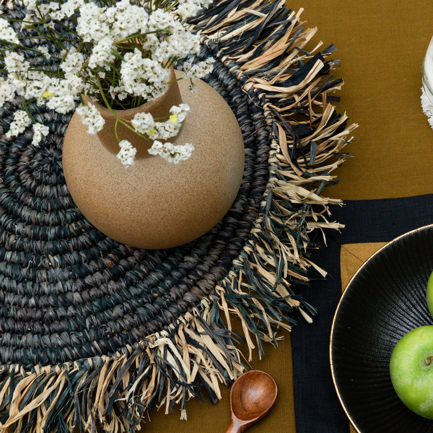 The Pindo Raffia Table Mat