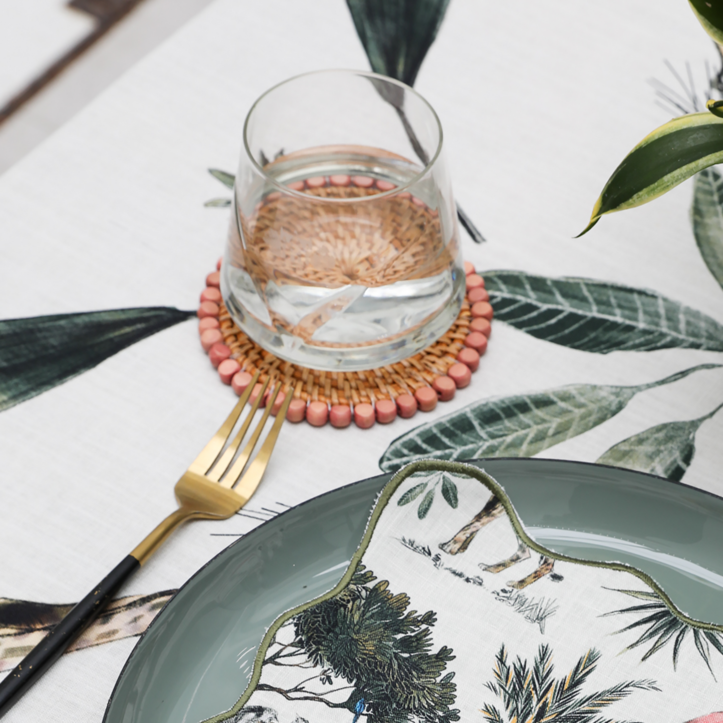 The Safari Beaded Coaster