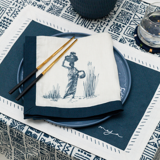 The Masai Women Napkin Set - Set of 2