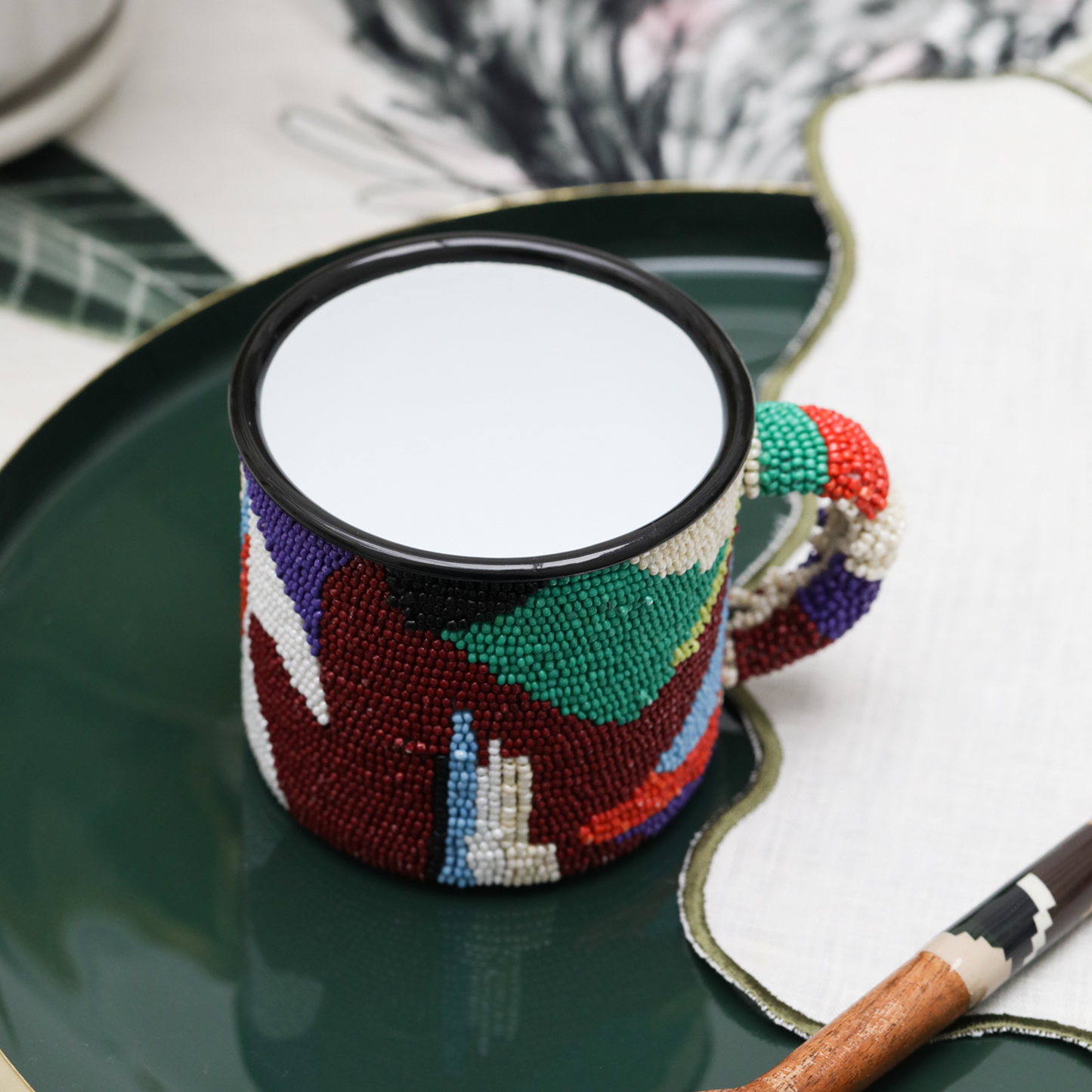 The Camou Beaded Mug
