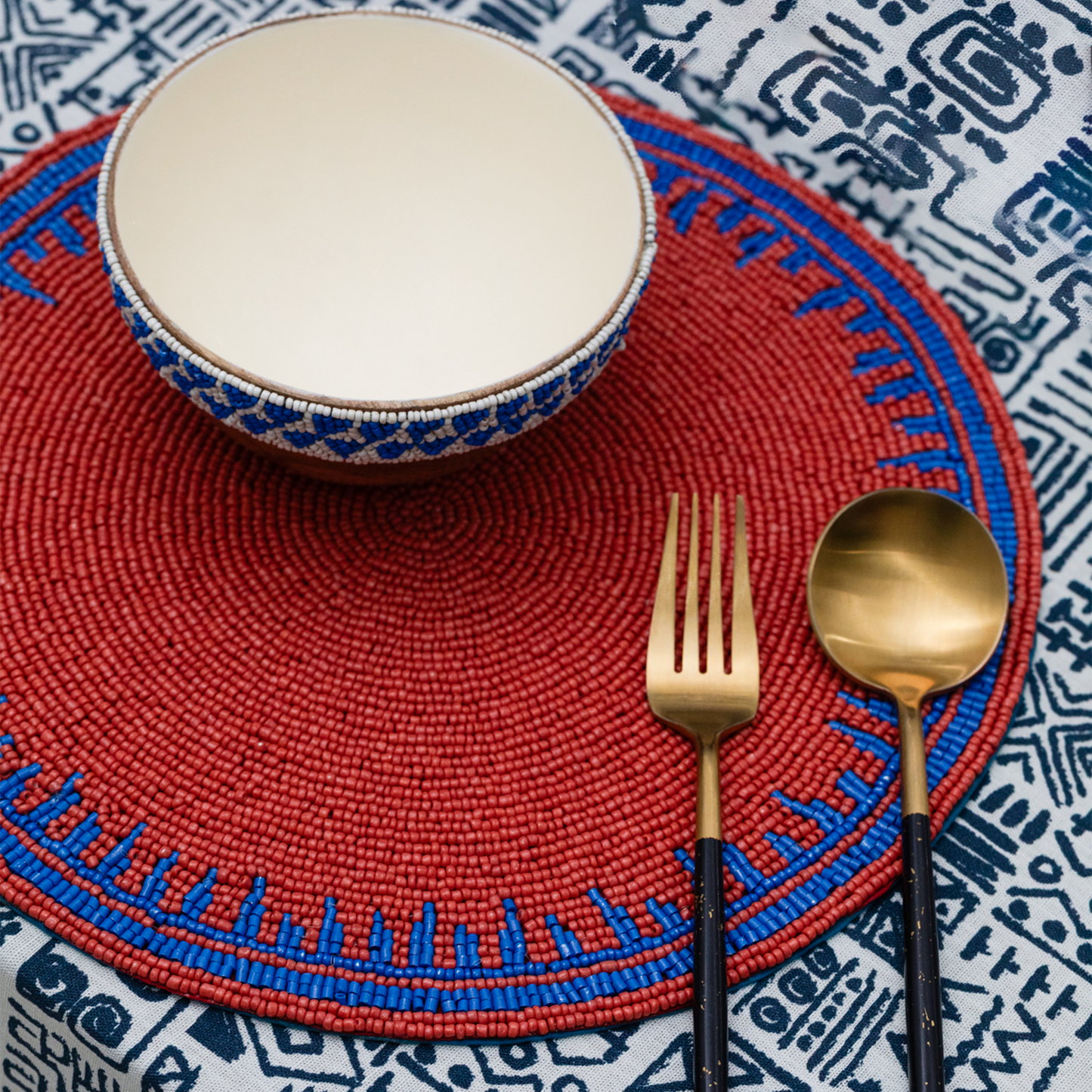 The Lumi Glass Beaded Mats