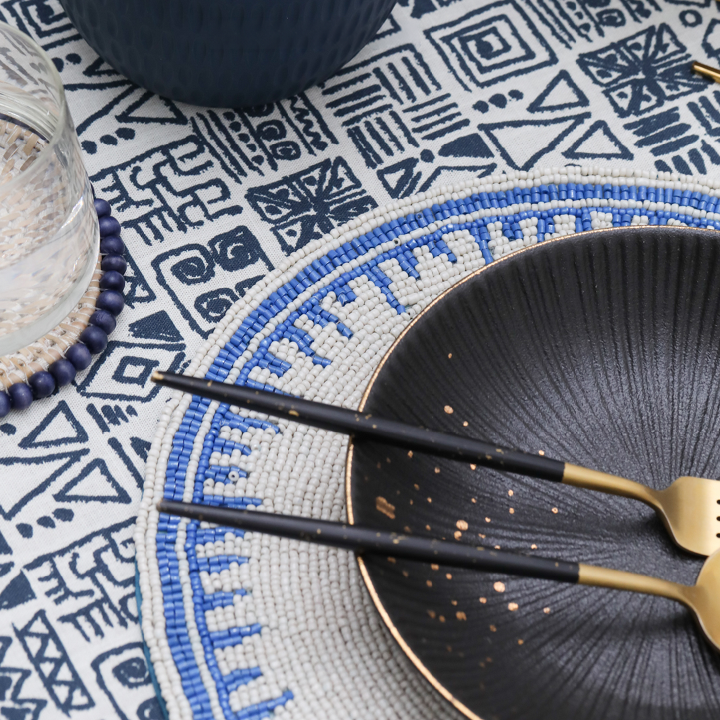 The Lumi Glass Beaded Mats