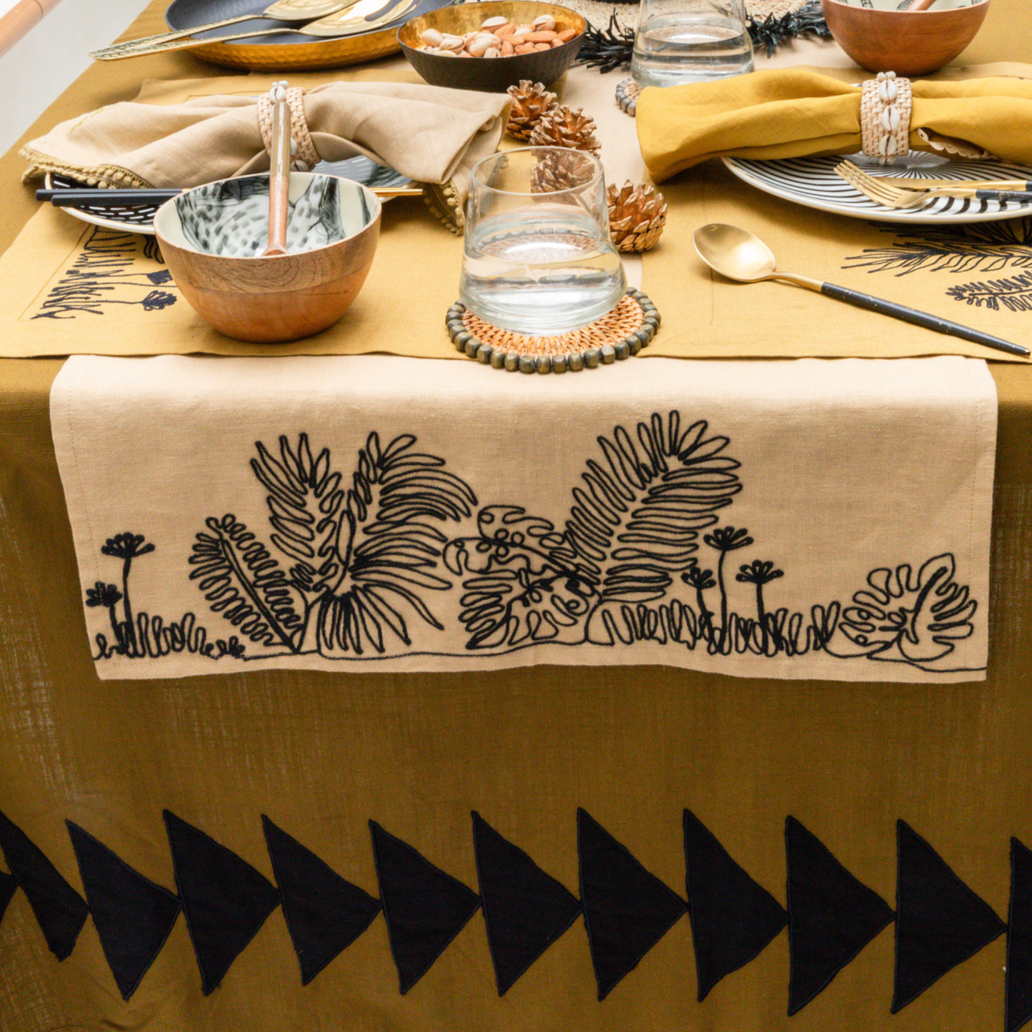 The Blade Under bush Table Runner