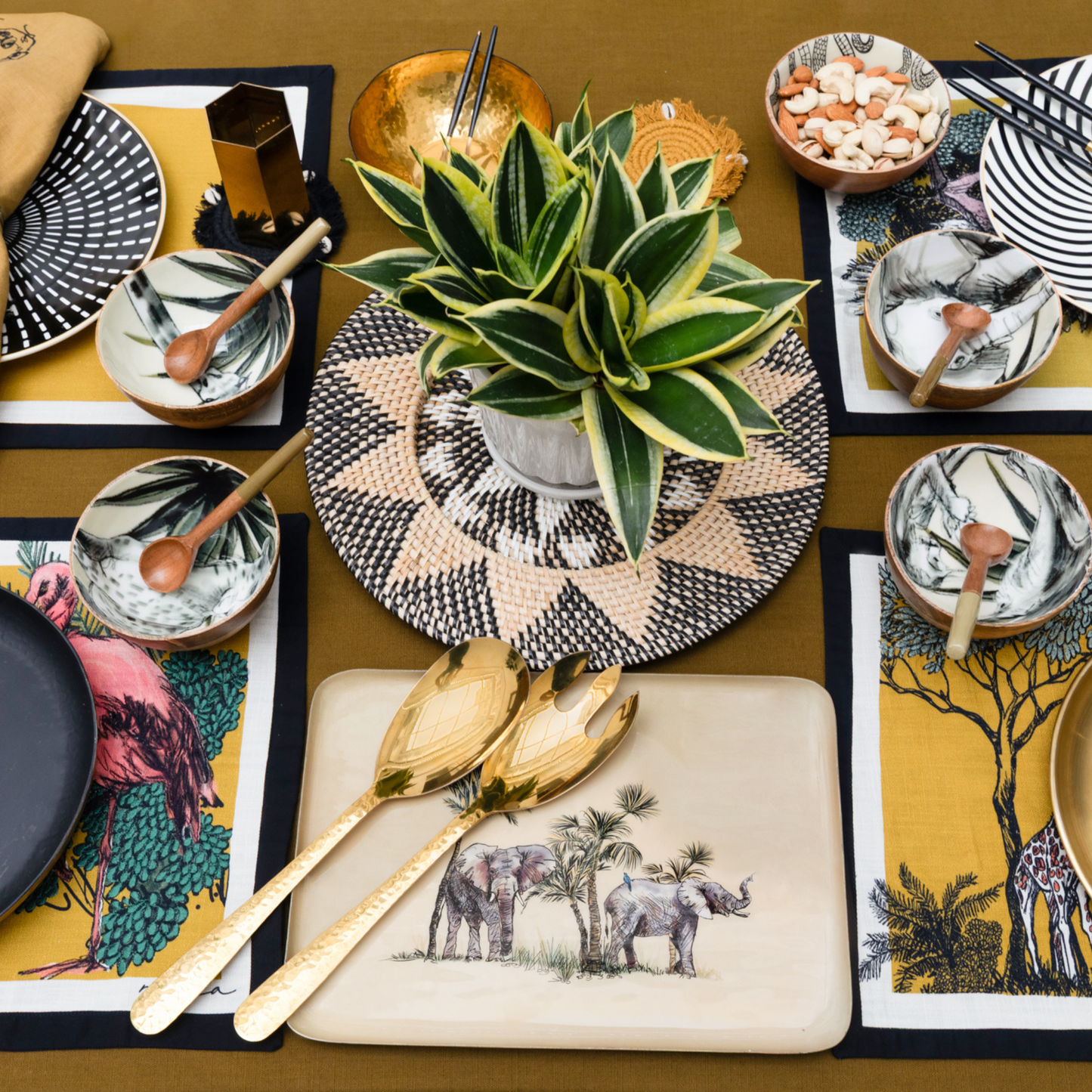 The Les Habitants de la Brousse Placemat