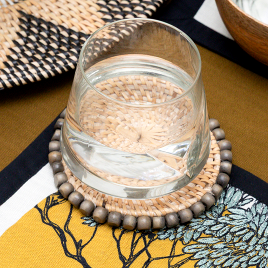 The Safari Beaded Coaster