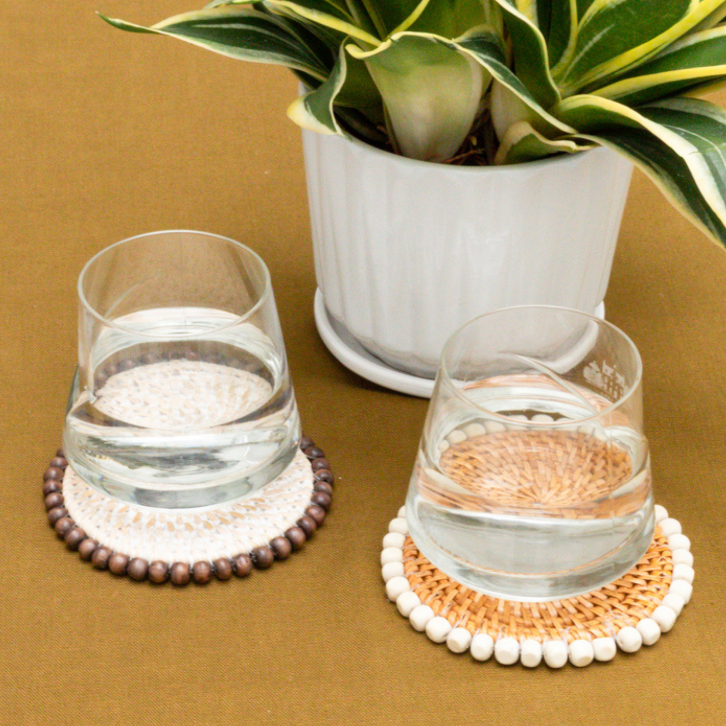 The Safari Beaded Coaster