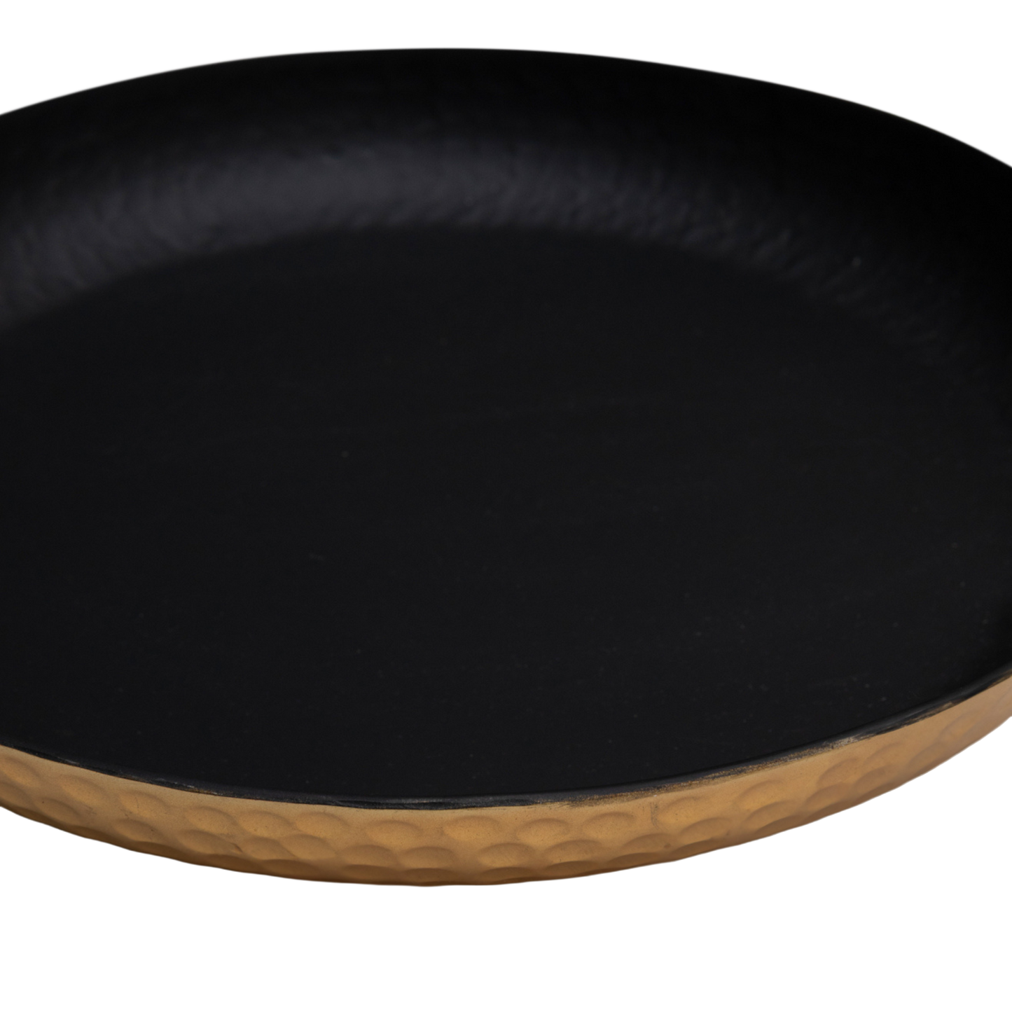 The Black Hammered Brass Tray