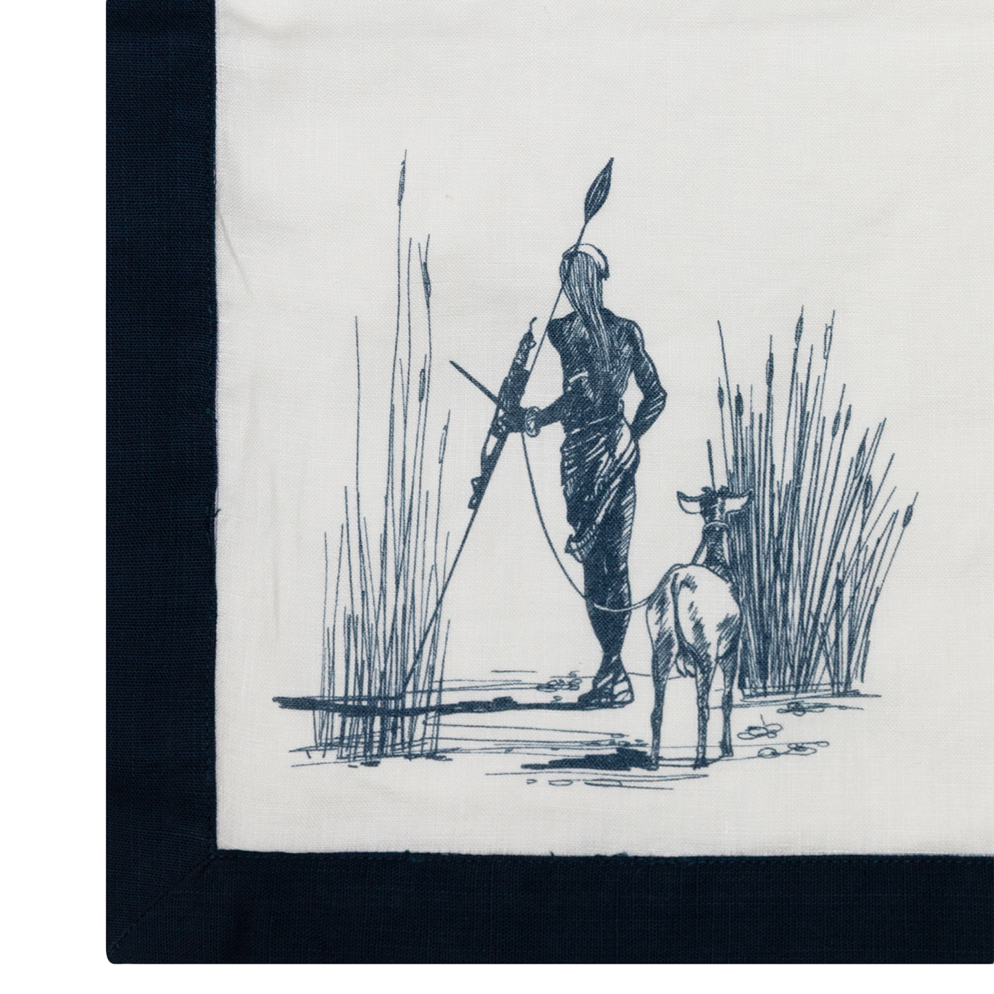 The Masai Men Napkin Set - Set of 2